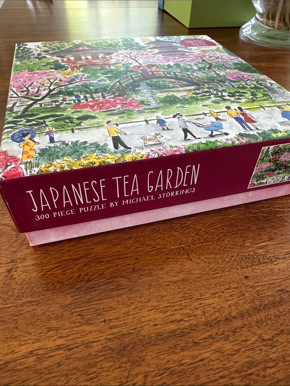 Michael Storrings 300-Piece Cherry Blossom Garden Jigsaw Puzzle - Picture 2 of 2